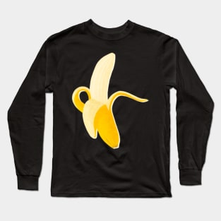 Banana Fruity Sticker Long Sleeve T-Shirt